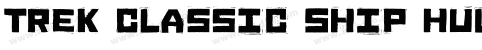 Trek Classic Ship Hull字体转换